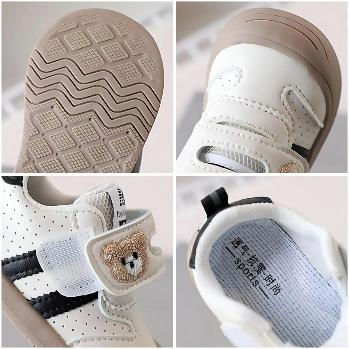 Zapatos para caminar para niños, zapatillas informales de moda para bebés, transpirables, versión coreana, otoño, 2024