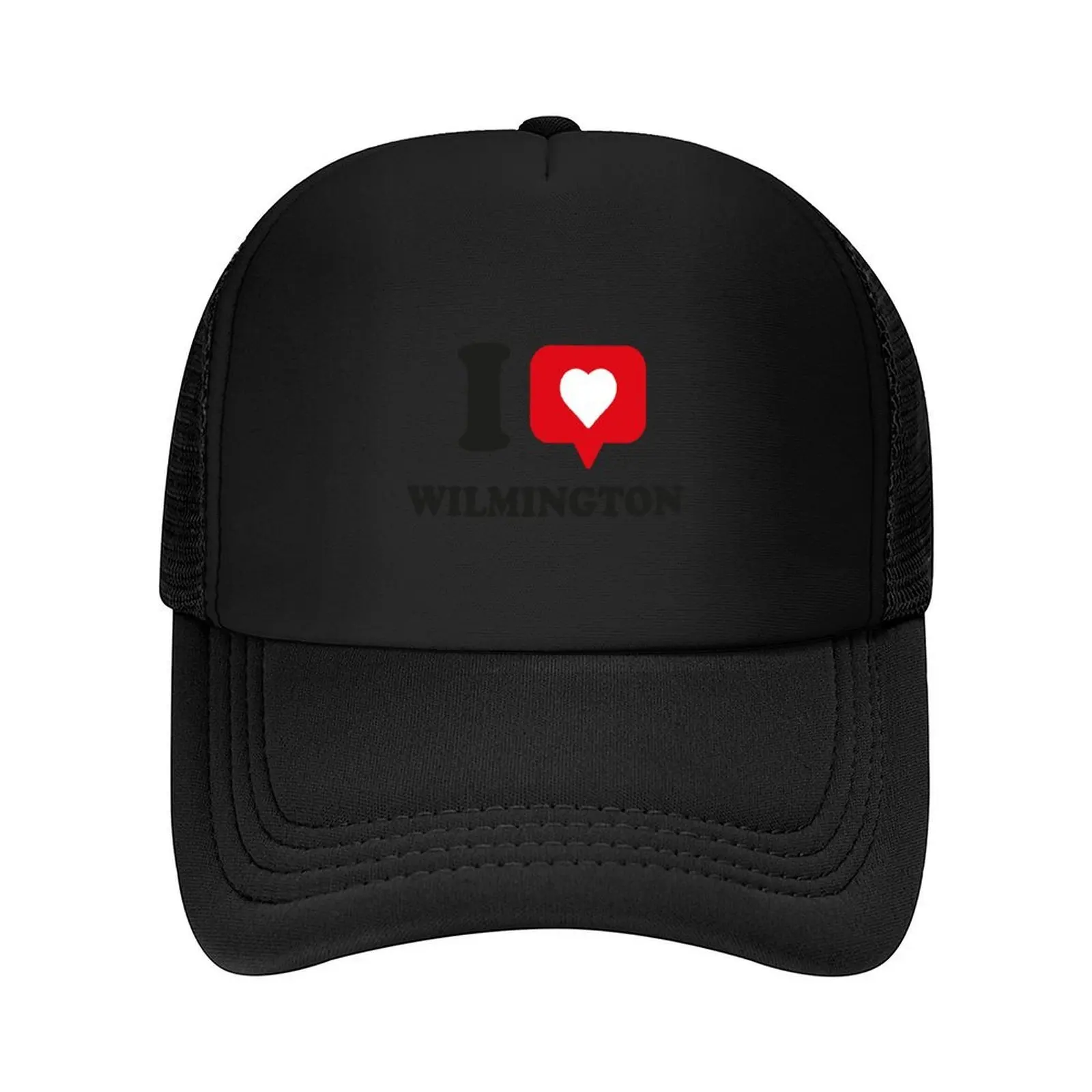 

I Love Wilmington, I Heart Wilmington, Hometown Wilmington, Delaware Baseball Cap Hat men Fishing cap Visor For Men Women's