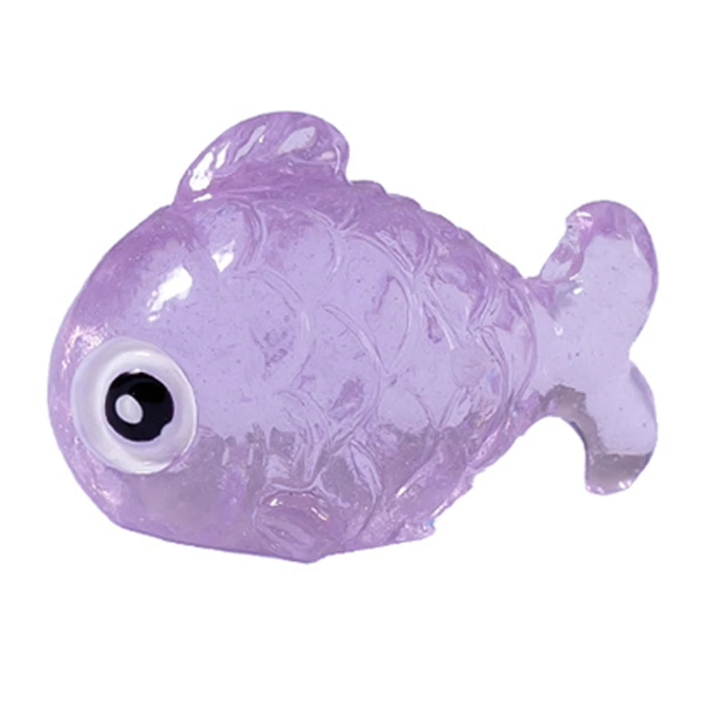 Desktop Trinkets Fish Ornaments Resin Crafts Colorful Luminous Fish Tank Landscaping Micro Landscape Ornaments
