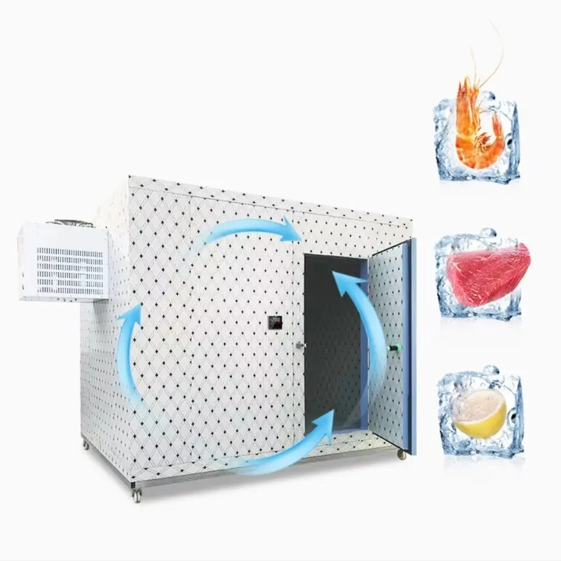 Mobile Freezer Trailer Refrigerated Trailer Cool Room Walk in Freezer Outdoor Portable Cold Room Storage Unit