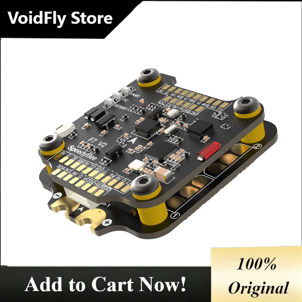 VoidFly SPEEDYBEE F7 V3 Flight Control Built-in WIFI BLUETOOTH BlackBox / BLHeli32 45A 50A 4in1 ESC STACK For  AIR UNIT CADDX HD