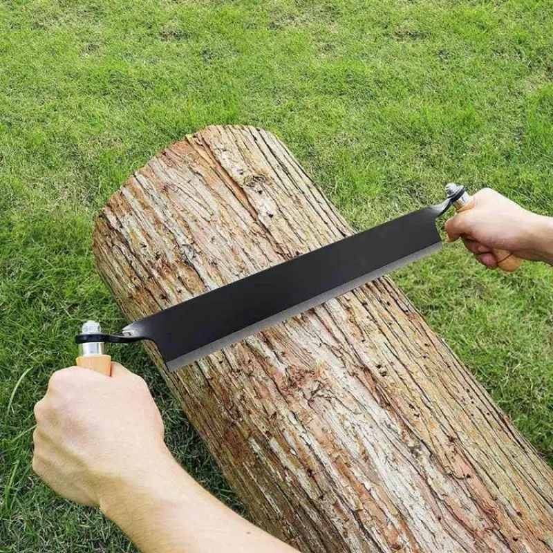 8\'\'/10 Inch Portable Woodworking Draw Knife Bark Scraper Curved/Straight Debarking Hand Scraper Portable Draw Knife