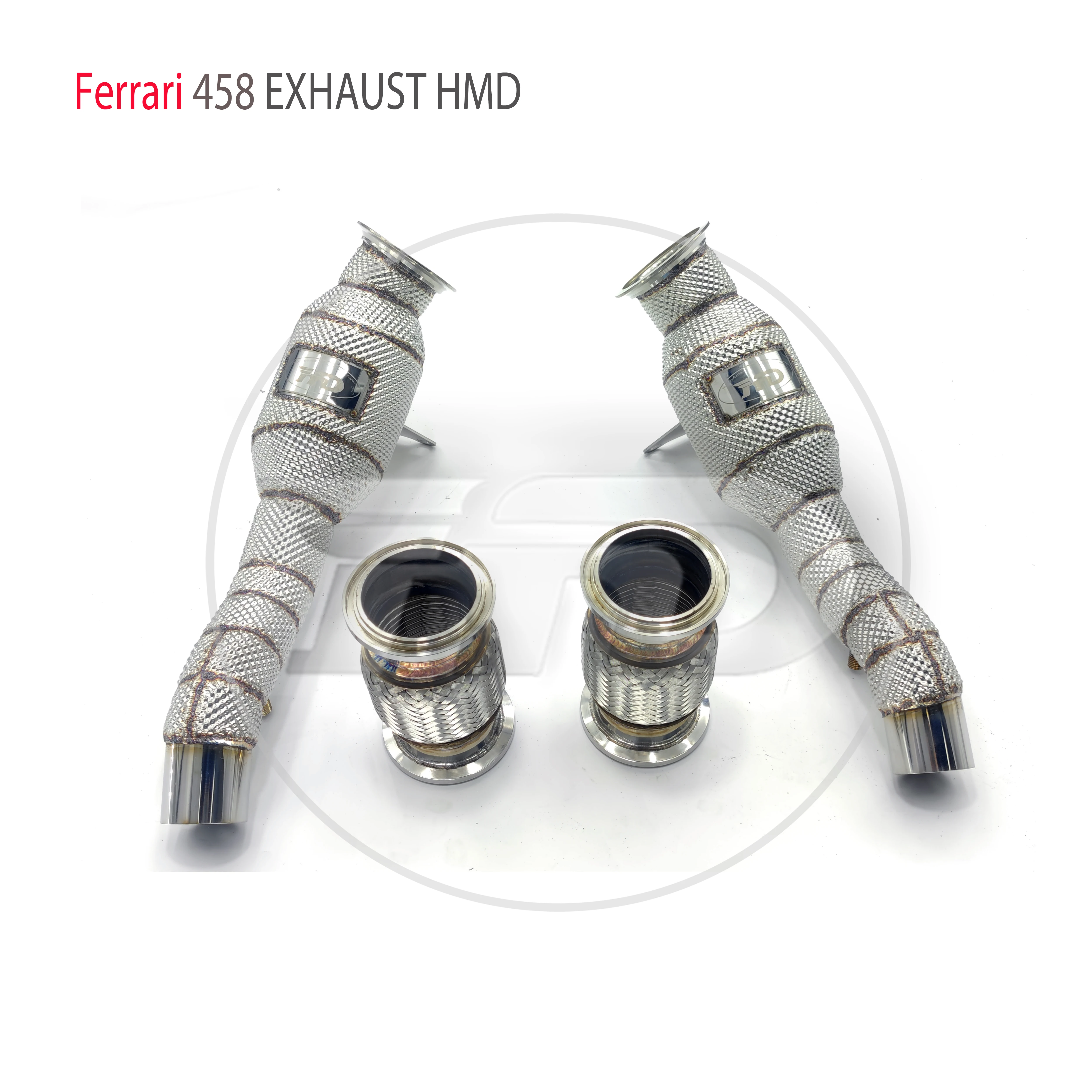 

HMD Exhaust System High Flow Performance Downpipe for Ferrari 458 3.9T Car Accessories With Catalytic Header Without Cat