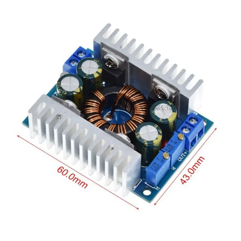 AS95-Automatic Step UP/Down Converter 8A DC 5-30V To 1.25-30V Boost/Buck Voltage Regulator Module Power Conversion KIT DIY