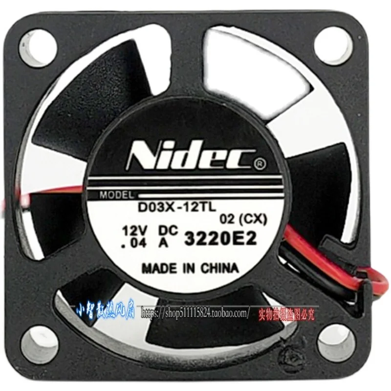 ORIGINAL D03X-12TL 12V 0.04A 3010 30*30*10mm KIPAS PENDINGIN BARU RADIATOR