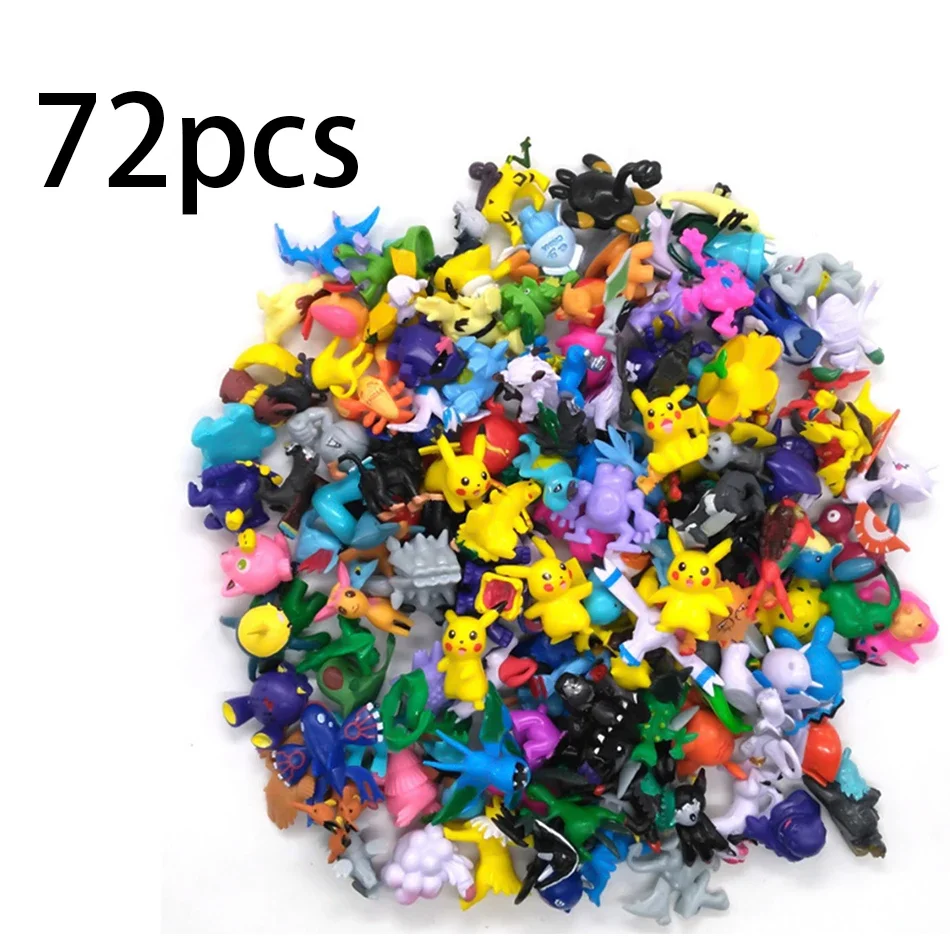 24-144 Pcs Pokemon Action Figure 2-3CM Not Repeating Mini Figures Model Toy Pikachu Anime Kids Collect Dolls Birthday Gifts image 4