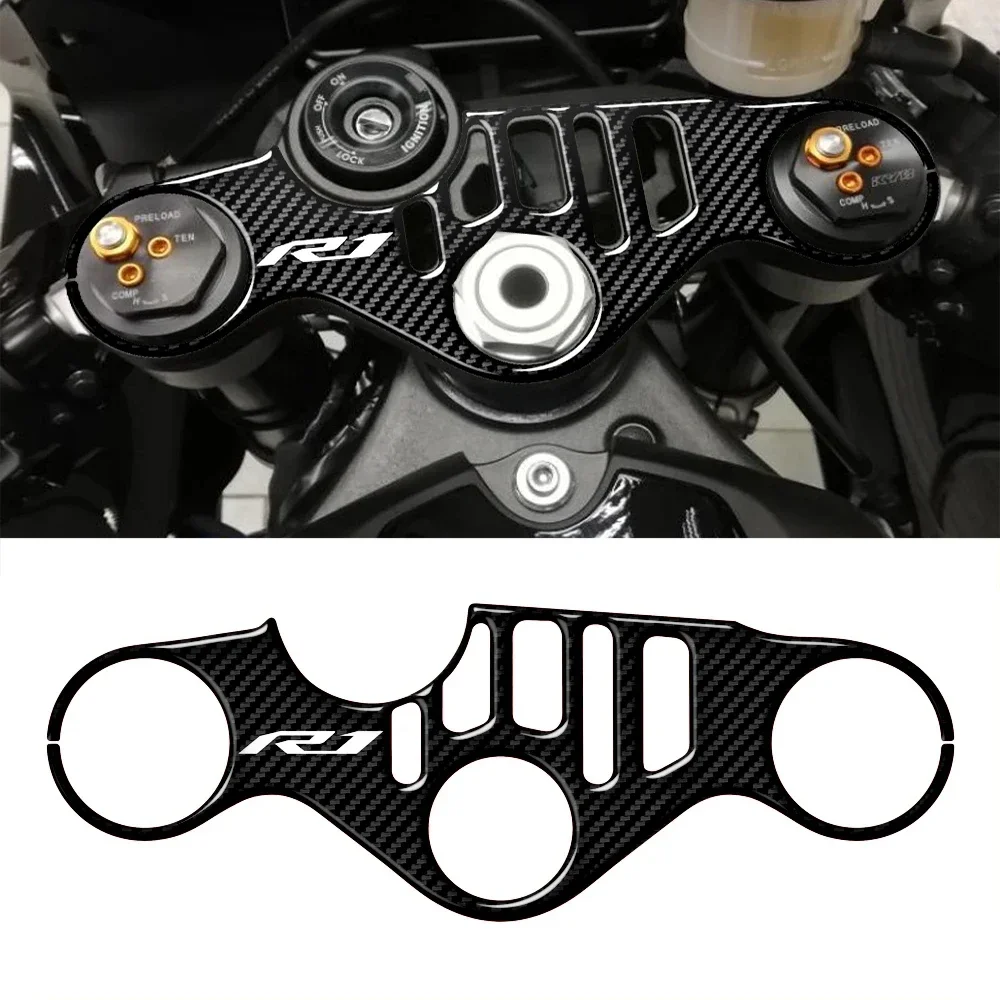 

Carbon-Look Motorcycle Yoke Defender Sticker for YZF R1 R1M 2015-2024