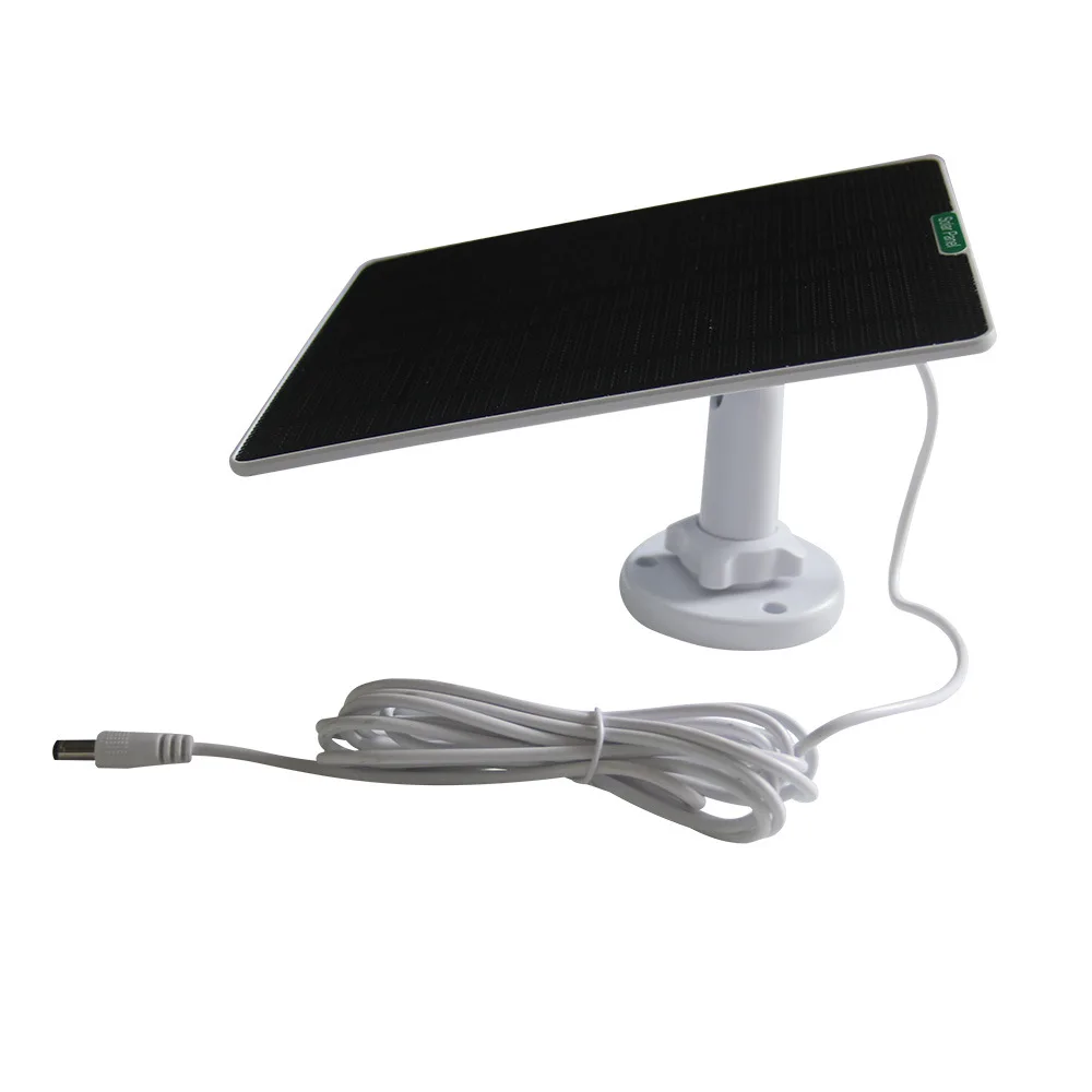 ETFE 20W Solar Panel 5V Micro USB Type-C DC Solar Charger for Ring Eufy Blink REOLINK Doorbell Monitoring Security Camera System