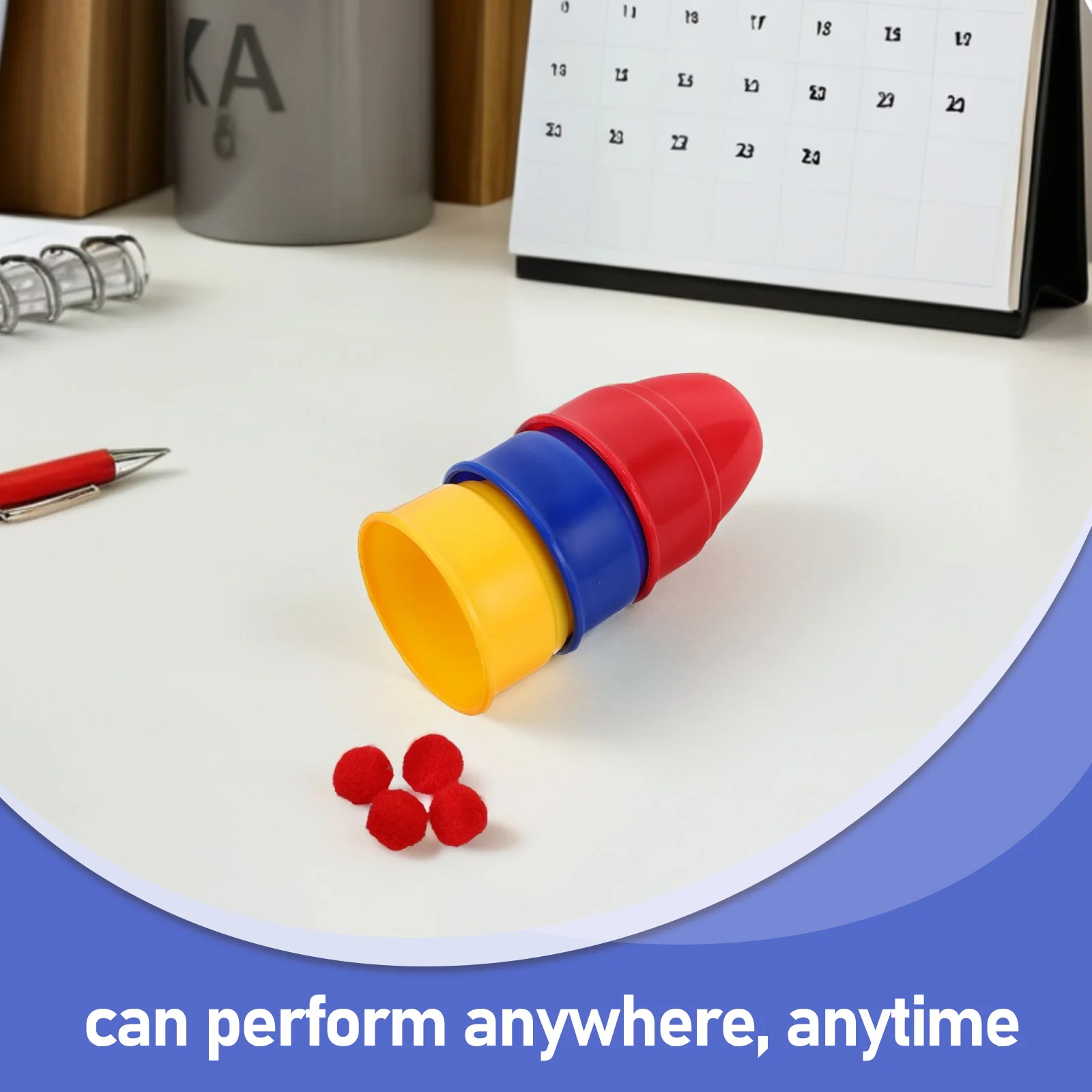 ชุดอุปกรณ์มายากลถ้วยและลูกบอล 10 ชุด สำหรับเด็ก ผู้เริ่มต้น วัยรุ่น งานปาร์ตี้ แสดงบนเวที ถ้วยมายากลสำหรับงานปาร์ตี้