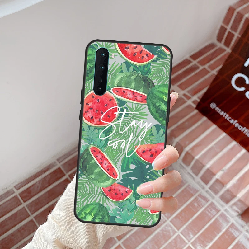 Cute Summer Fruit Watermelon Case For OnePlus Nord 2T N10 N20 N100 CE 2 Lite Cover For OnePlus 8T 10T 9RT 8 9 10 Pro