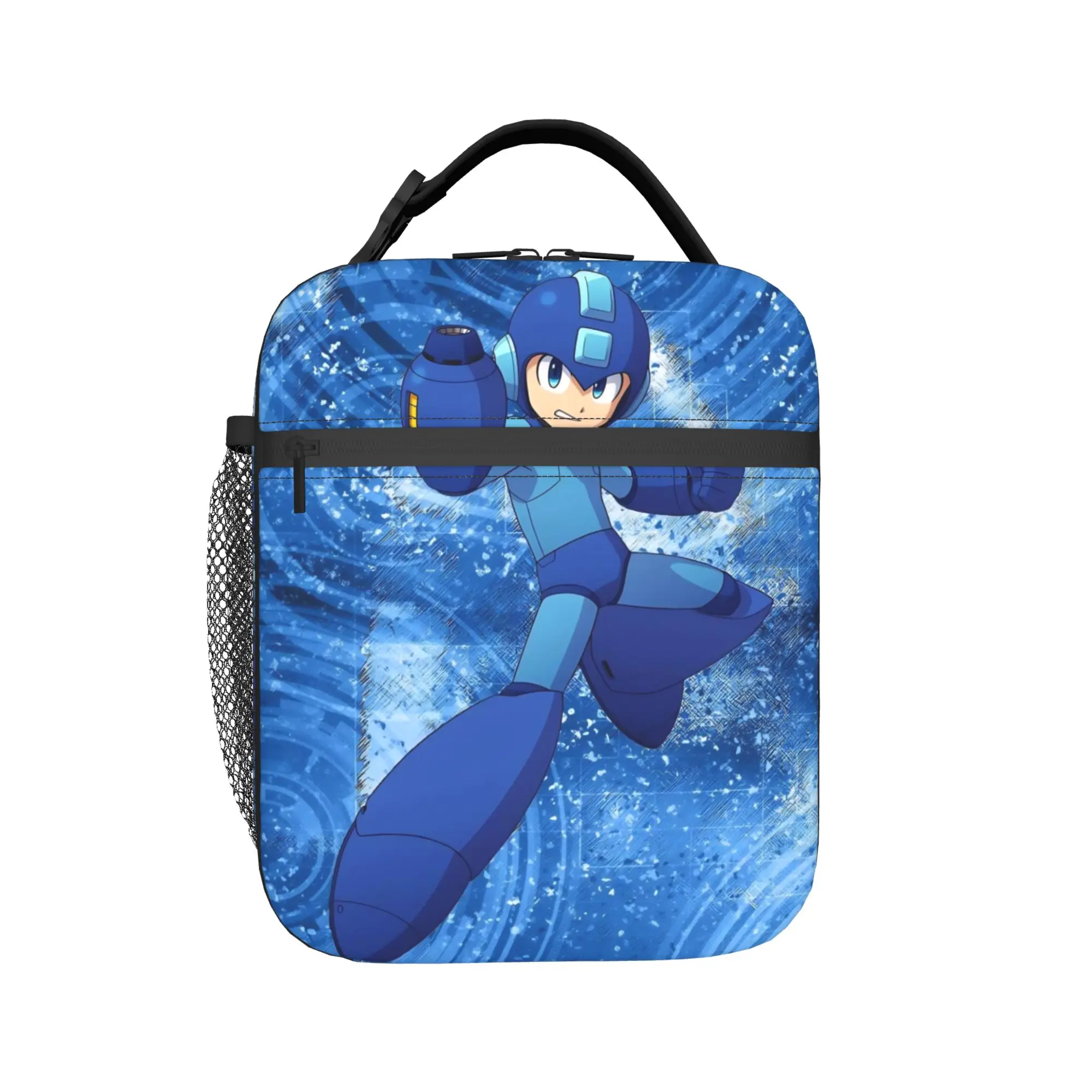 

Lunch Box Mega man Merch Food Box INS Trendy Cooler Thermal Bento Box For School