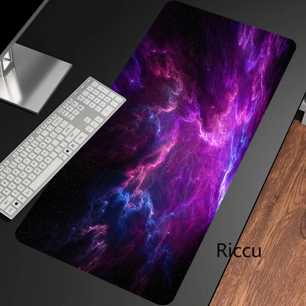 

Space Starry Sky Mouse Pad Gaming 80x30CM Computer Home New Large Mousepad 90x40 MousePads Natural Rubber Office Soft PC Mat