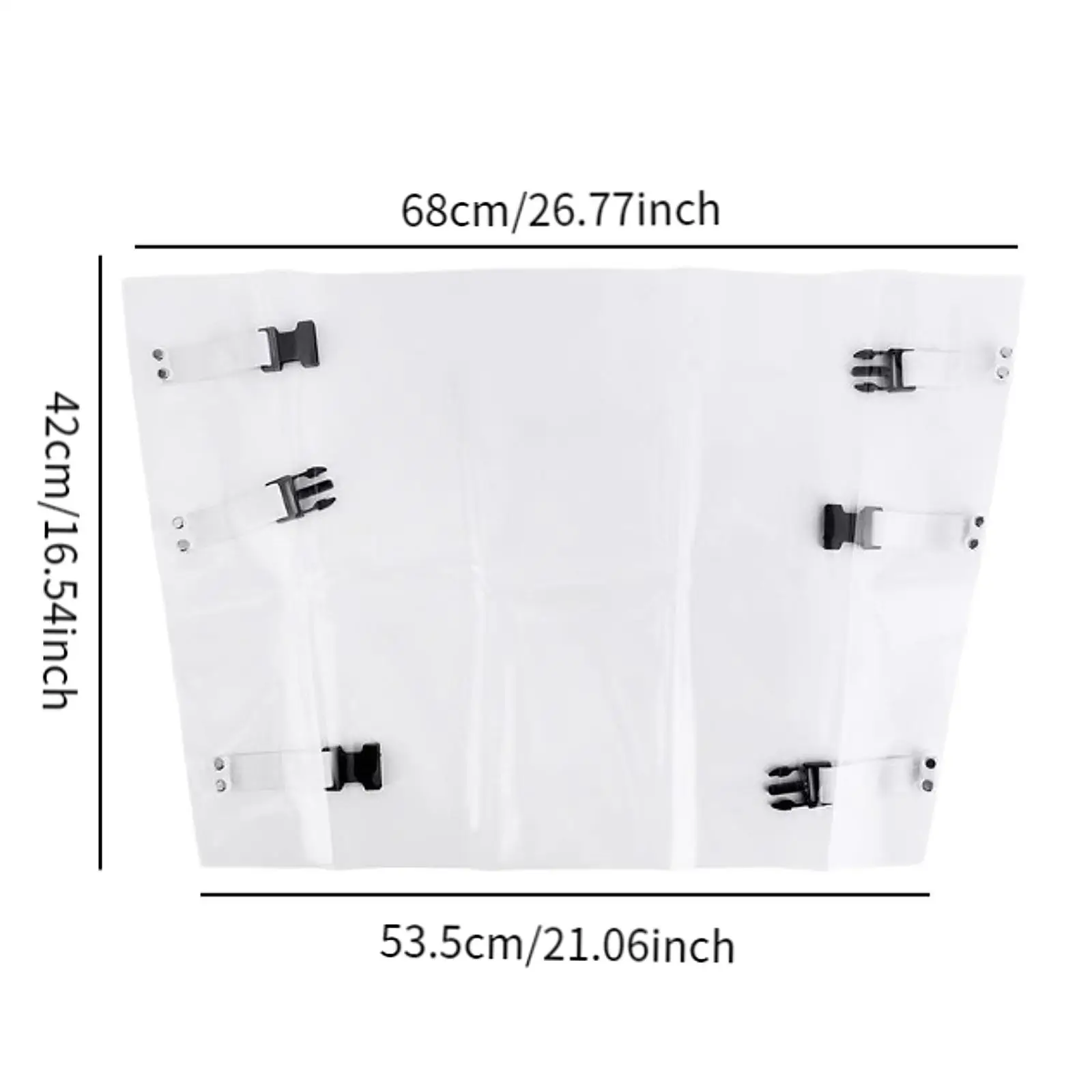 Waterproof Dental Chair Cover Transparent PVC Seat Mat Foot Pad Protector with Elastic for Dental Office Equipment