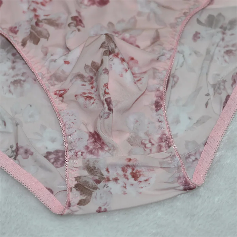 Mens Sissy Pouch Panties Lace Transparent BriefsU Convex See-Through Lingerie Gays Imitates Ultra-Thin Underpants menunderwear