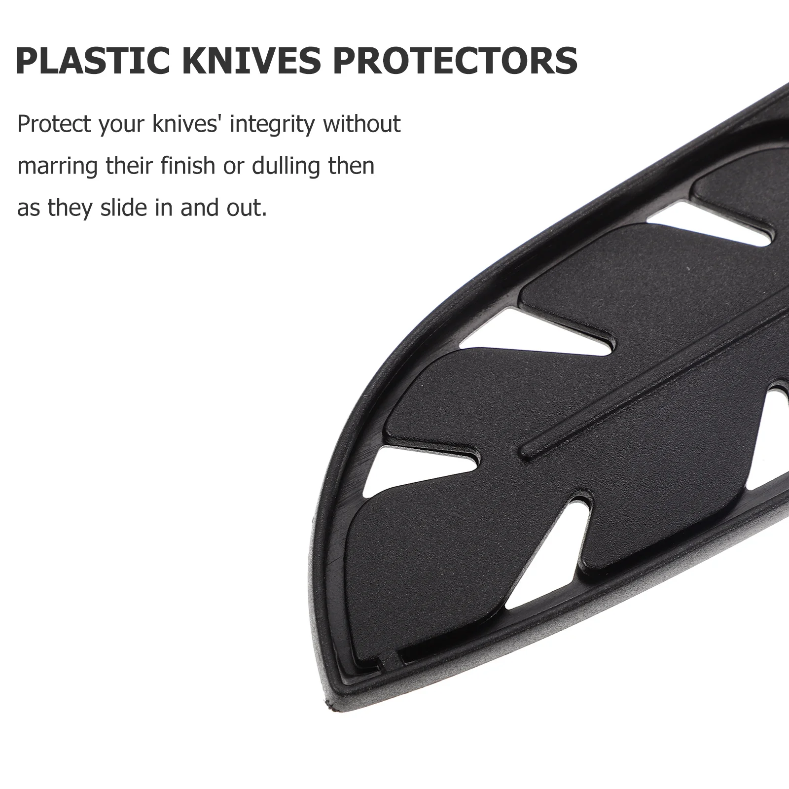 

6Pcs Chef Cutter Protector Plastic Scabbards Safe Portable Kitchen Gadget Plastic Knives Protectors Cutter Sleeve