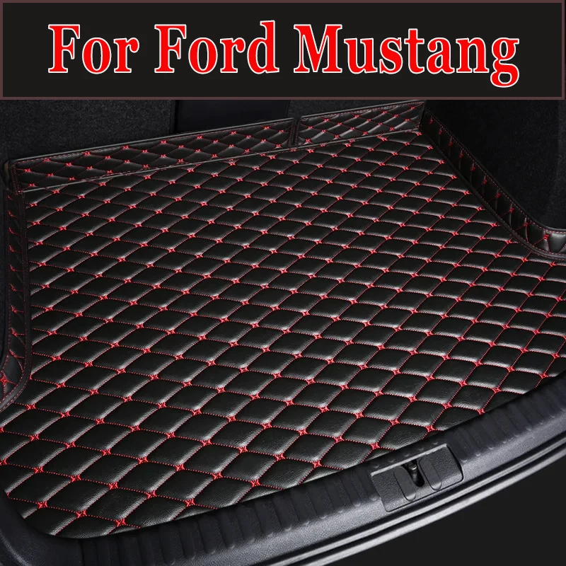 

Car trunk mat for Ford Mustang 2015 2016 2017 2018 2019 2020 Cargo Liner Carpet Interior Parts Accessories Cover