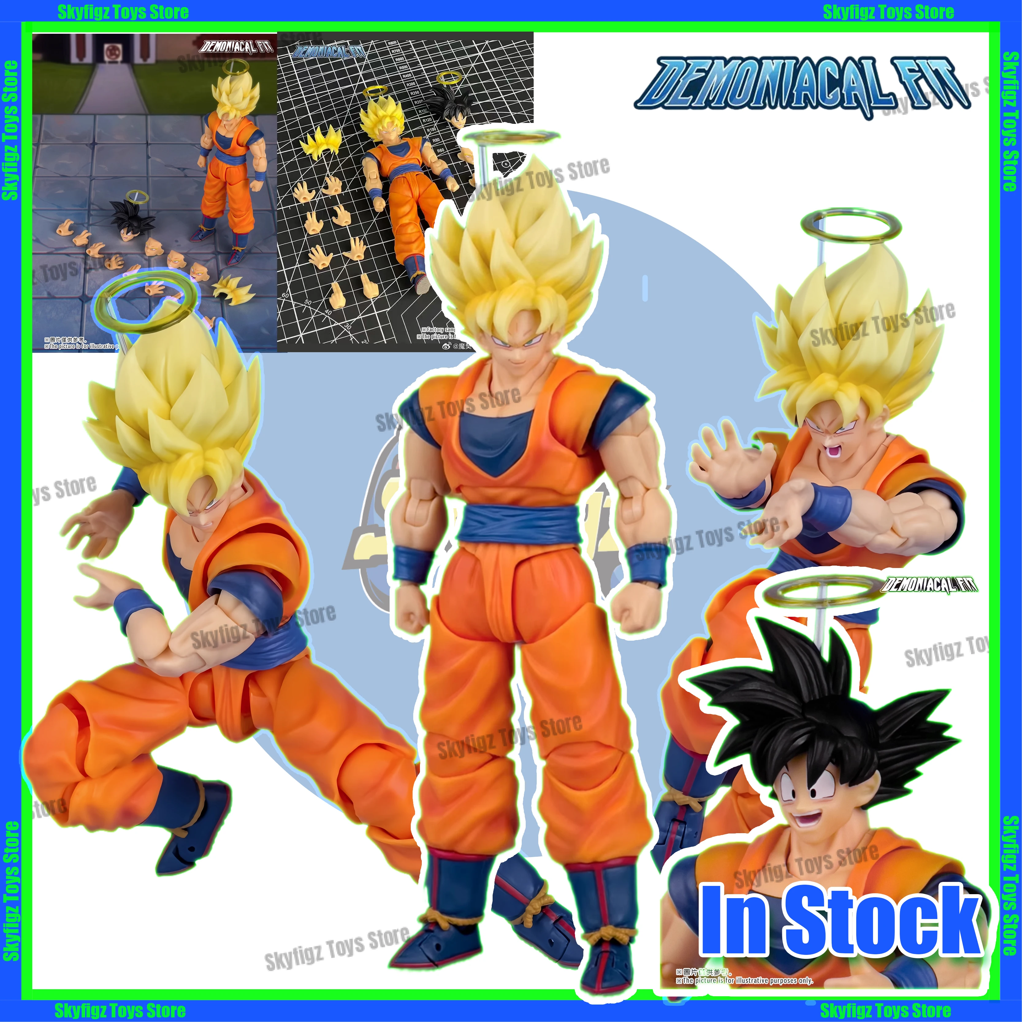 

Demoniacal Fit Son Goku Figure Dragon Ball Super Saiyan Son Goku Martialist Forever Anime Action Figures Model Toys In Stock