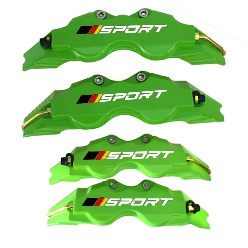 2 pcs ABS Plastic Disc Brake Caliper Cover With Sport Sticker Logo For Audi Mecerdes Benz BMW view 6