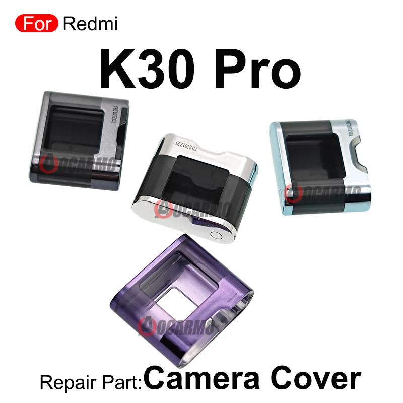 For Redmi K30 Pro Black White Purple Blue Front Lifting Camera Cover Facing Plate Frame Replacement Part