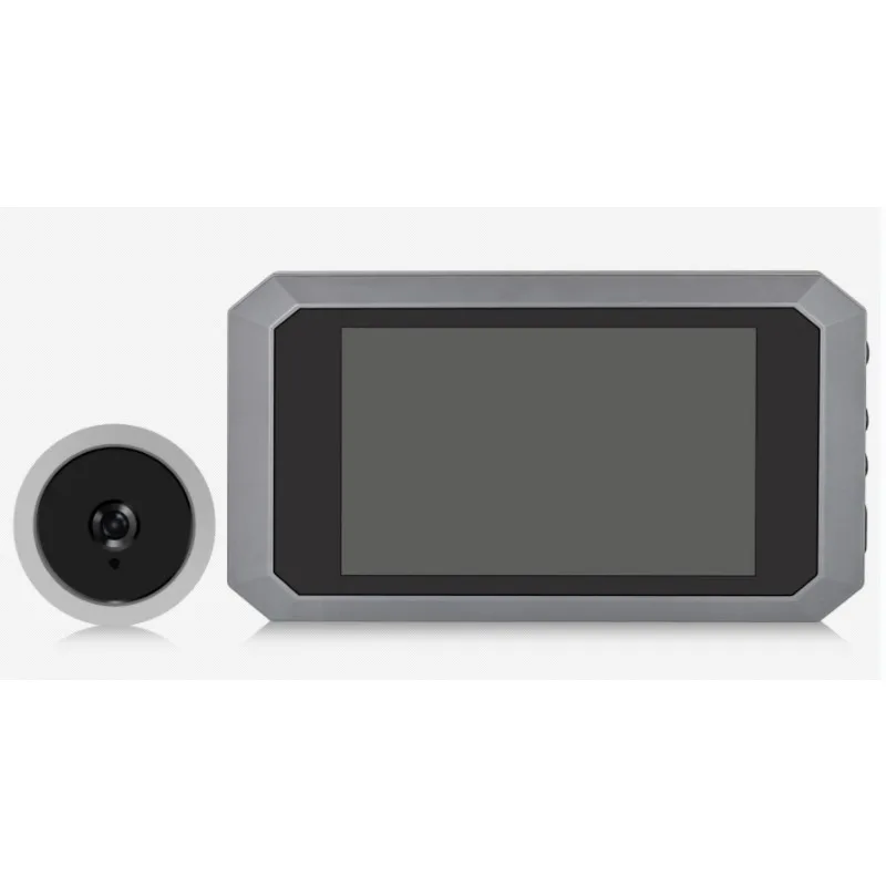 Digital Door Viewer com Magic Eye, Visor Eletrônico, Visão Noturna, Gravação de Fotos, Câmera Peephole, Vídeo, 1080P