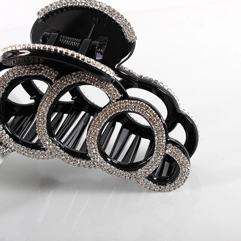 Fashion Hair Clip Hair Crab Clamp Large Rhinestones Jaw Clips Strong Hair Claw Clips Hair Styling Accessories For Women Girl