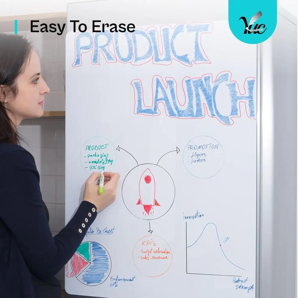 21x29 Inch Large Dry Erase Whiteboard for Refrigerator Use