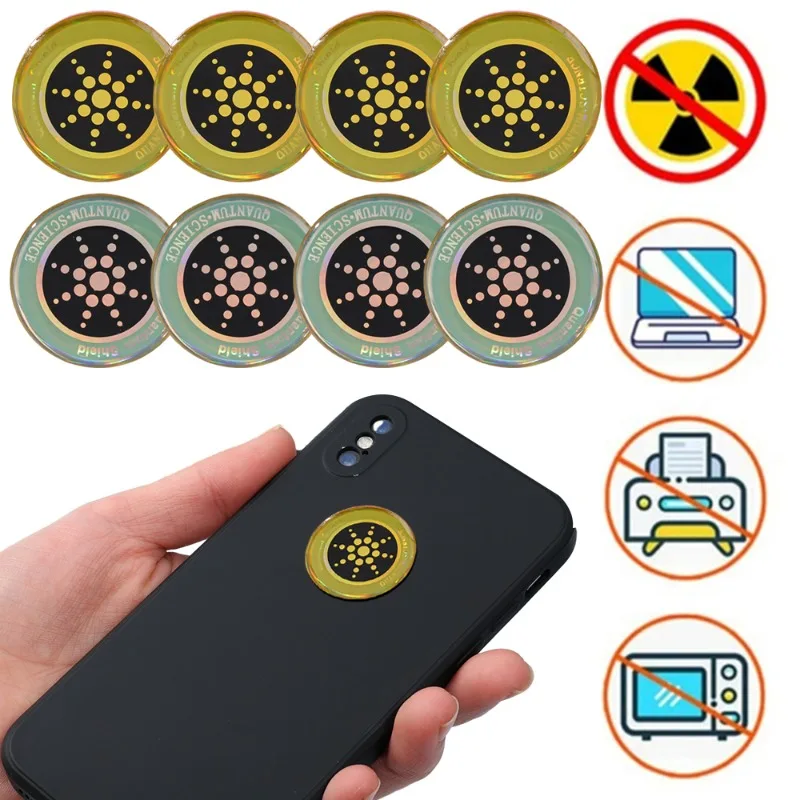 Flower Cell Phone Electronic Equipment Stickers Radiation-proof Protection Stickers Accessories for Mobile Phone Laptop Computer