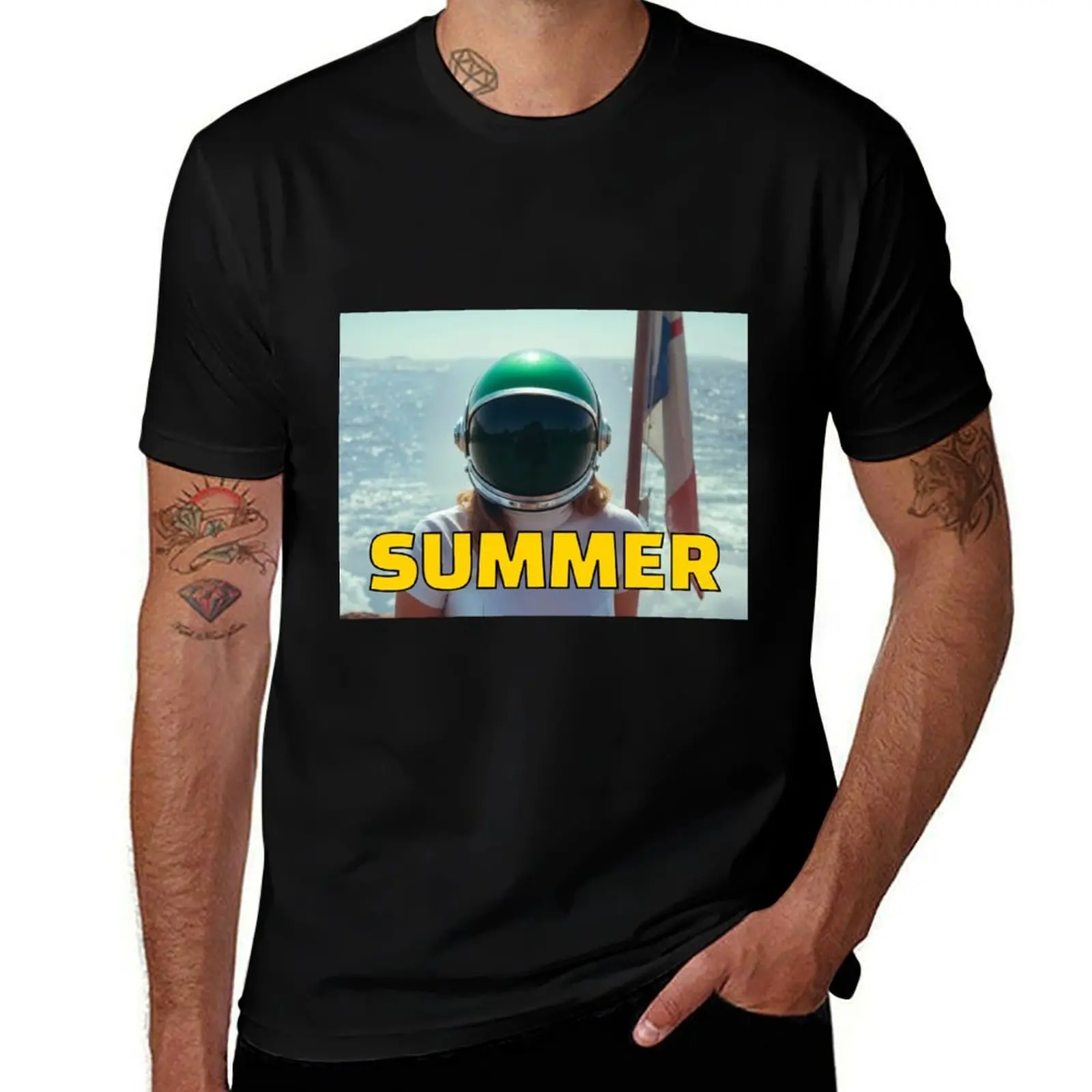 

Astronaut Summer Girl Hot Movie T-Shirt graphic tee shirt Luxury man shirts graphic tee new gifts and t-shirts mens clothing