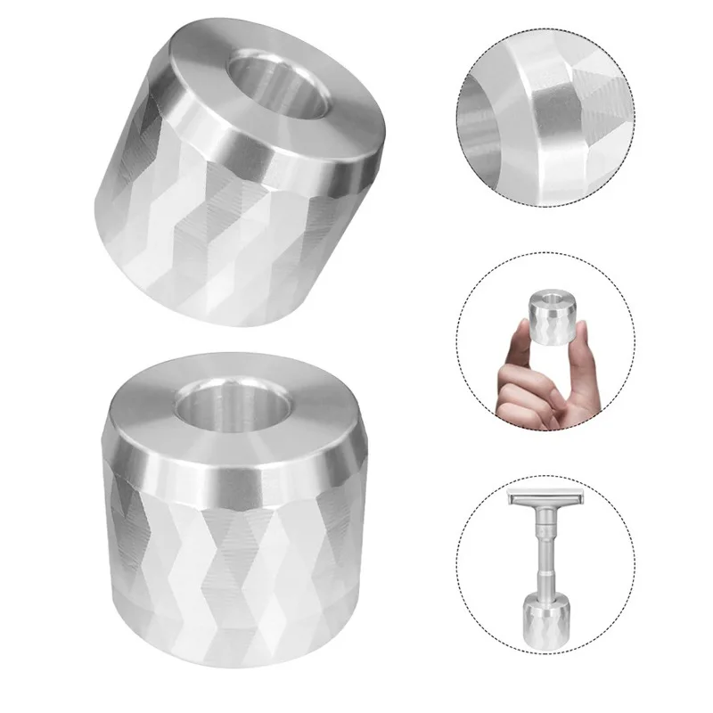 1 Pc Safety Razor Stand, Men's Aluminum Alloy Shaving Razor Base Holder, Manual Razor Holder for Bathroom Countertops Tool