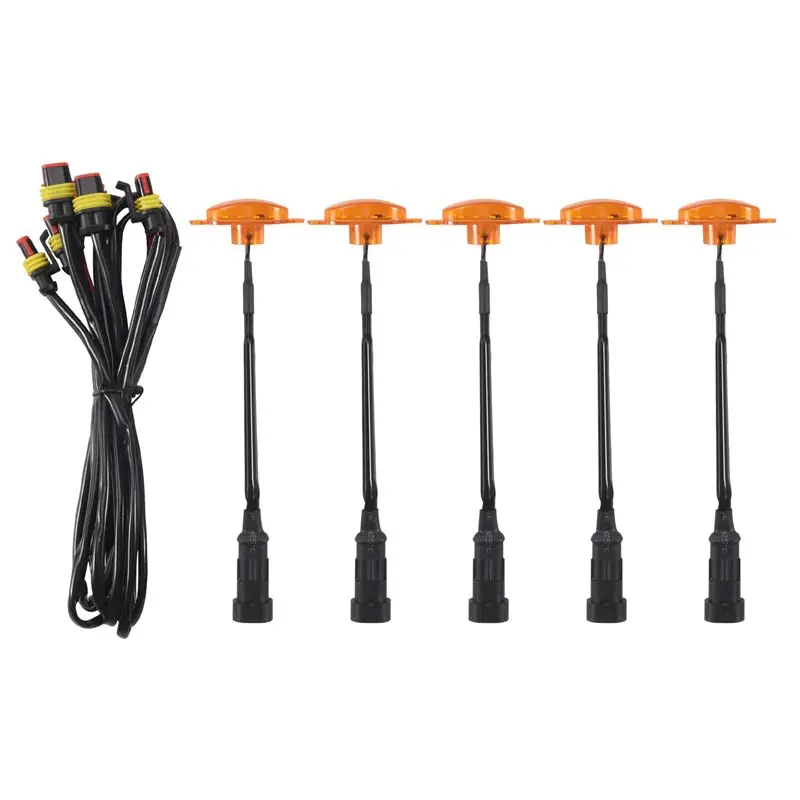 

A13Z-5PCS Car Front Bumper LED Grille Light Front Grille DRL Daytime Running Light For SUV Ford F-150 Raptor 2014-2020