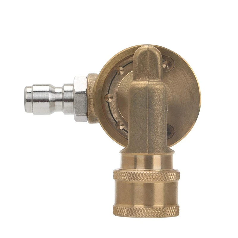 Power Pressure Washer Spray Nozzle Tips And Quick Connect Pivot Adapter Coupler 240 Degrees With 5 Rotation Angles, Soap And Rin