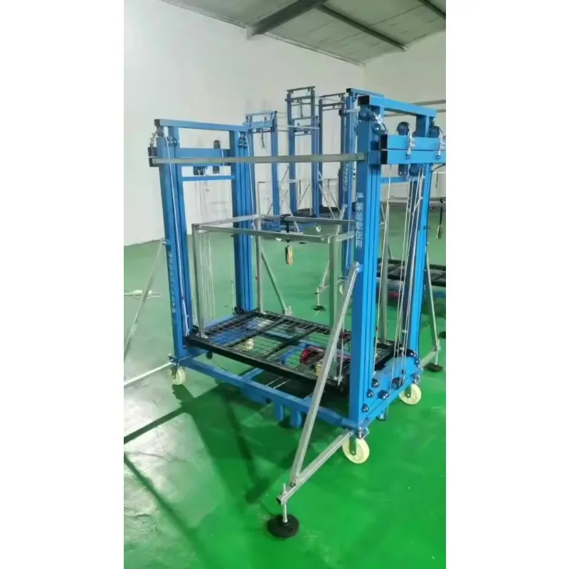 Elektrisches mobiles Gerüstensystem, 500 kg Tragfähigkeit, CE-zertifizierter automatischer Schutz für Gebäudepartungsgeräte