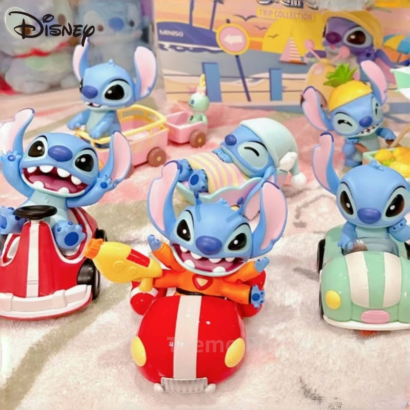 

Лило и Стич, серия приключений Диснея, слепая коробка, персонажи аниме, каваи, аксессуары с мультяшным принтом, декоративные подарки для пар