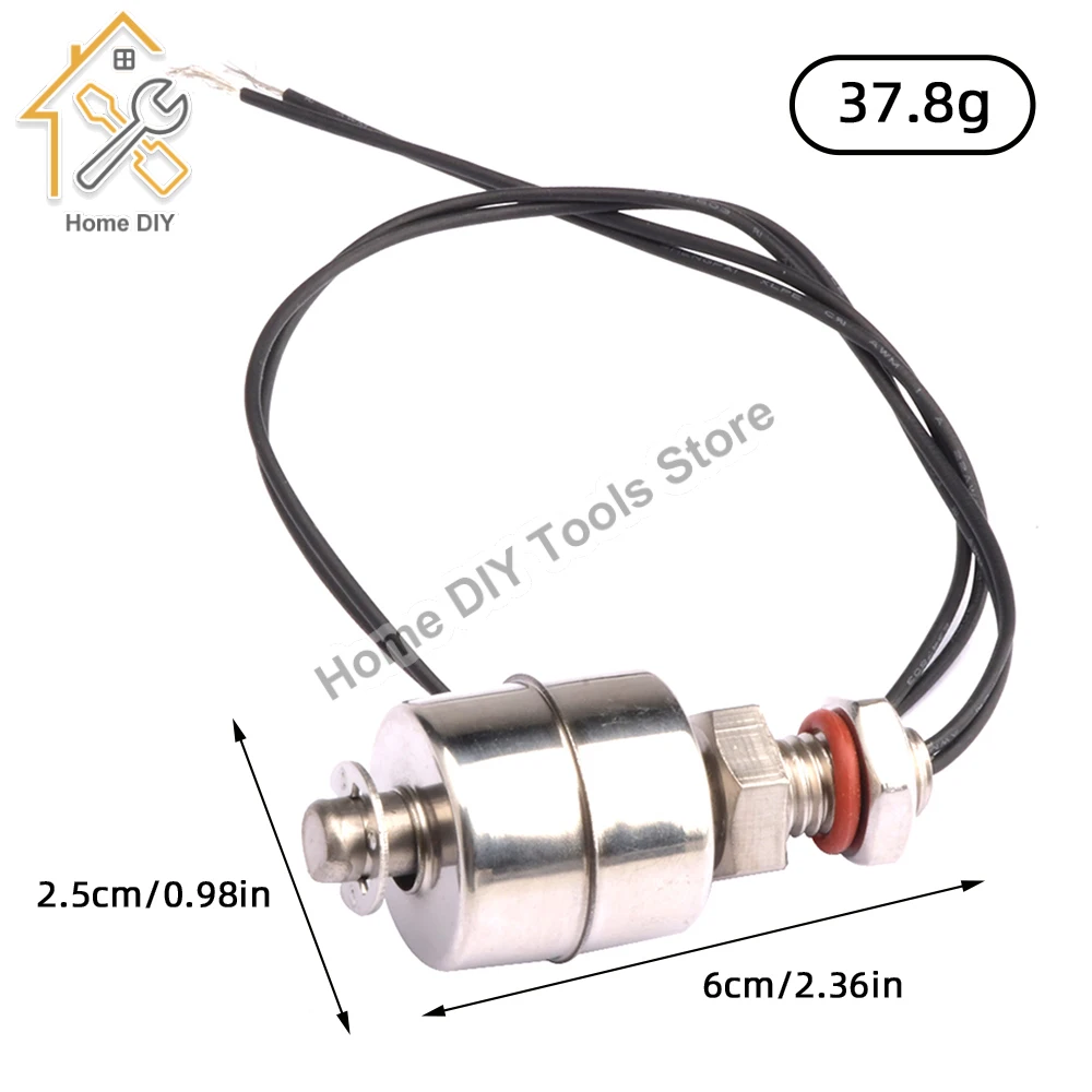 220V 45mm Stainless Steel Float Sensor Switch Liquid Water Level Sensor Controller Automatic Water Pump Controller For Tank Pool