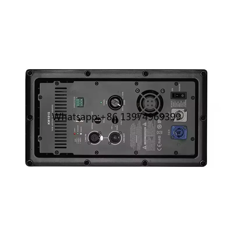 Professional Performance Digital Amplifier Module Rear Panel for Active Speaker Subwoofer with Metal Shell