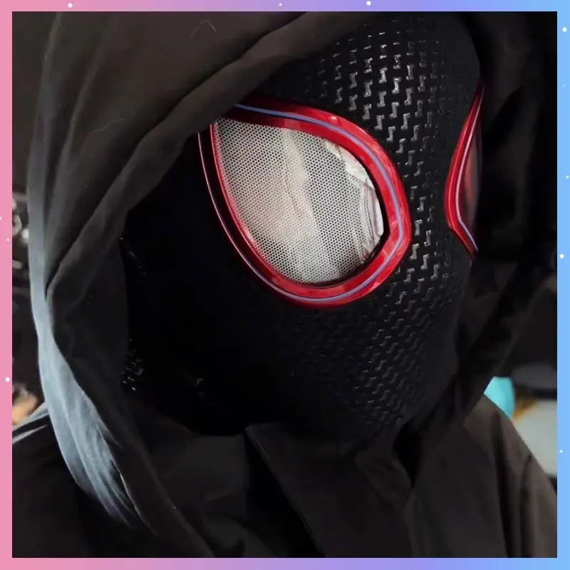 

Превосходный Человек-Паук Майлз Моралес Фигурка Маска Хэллоуин Косплей Костюмы Реквизит Фильм Супергерой Взрослый 1:1 Носимый Головной Убор Подарок