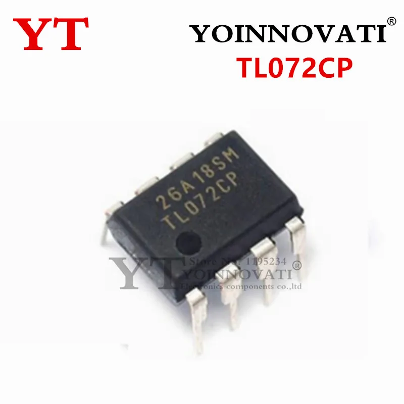 50pcs -200pcs TL072 TL072CP IC  DIP-8 IC