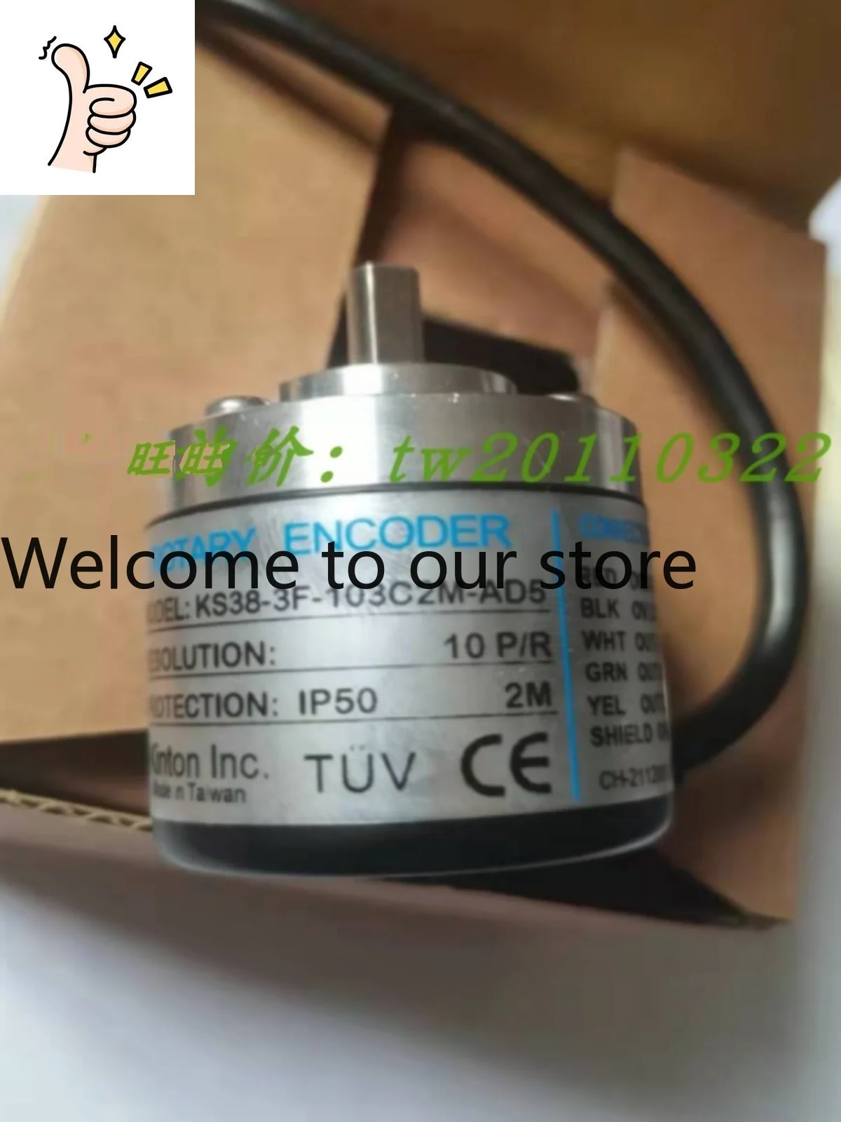 【 Physical Photo 】 KS38-3F-103C2M-AD5 Taiwan Mastery KINTON Encoder, Please Negotiate