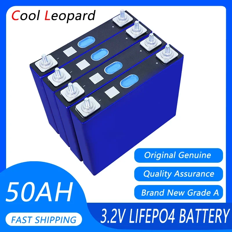 

4~32 PCS New 3.2V 50Ah LiFePo4 Battery,for RV Solar Energy Storage DIY 12V 24V 48V Lithium Iron Phosphate Batterie