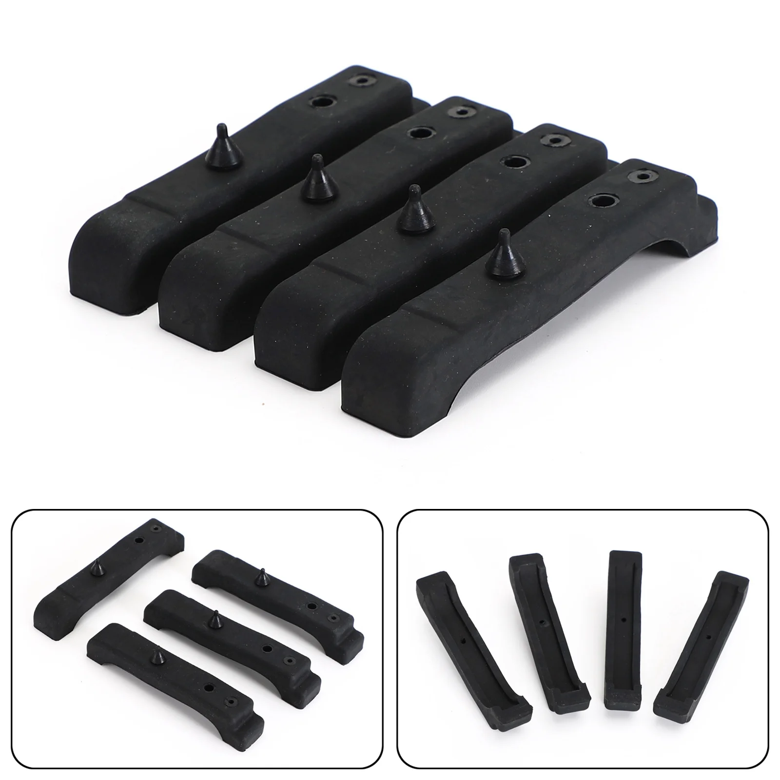 4Pcs Rubber Radiator Insulator Pads Replace 4012-326-682S 4 Core Radiator Mounts Cushions Radiator Mounting Block for Chevelle