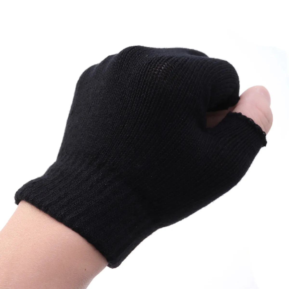 Yoga Socks Five Fingers Silicone Dots Non Slip Gloves Black Free Size Breathable Cotton Knit Pilates Fitness Socks Women Non