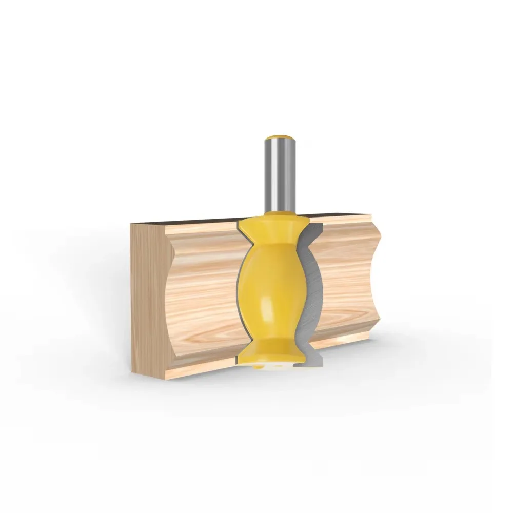 

1PC 12mm 1/2" Shank Concave Radius Milling Cutters Crown Molding Armrest Router Bit Large Line Knife Wood Work Bits Mill Cutter