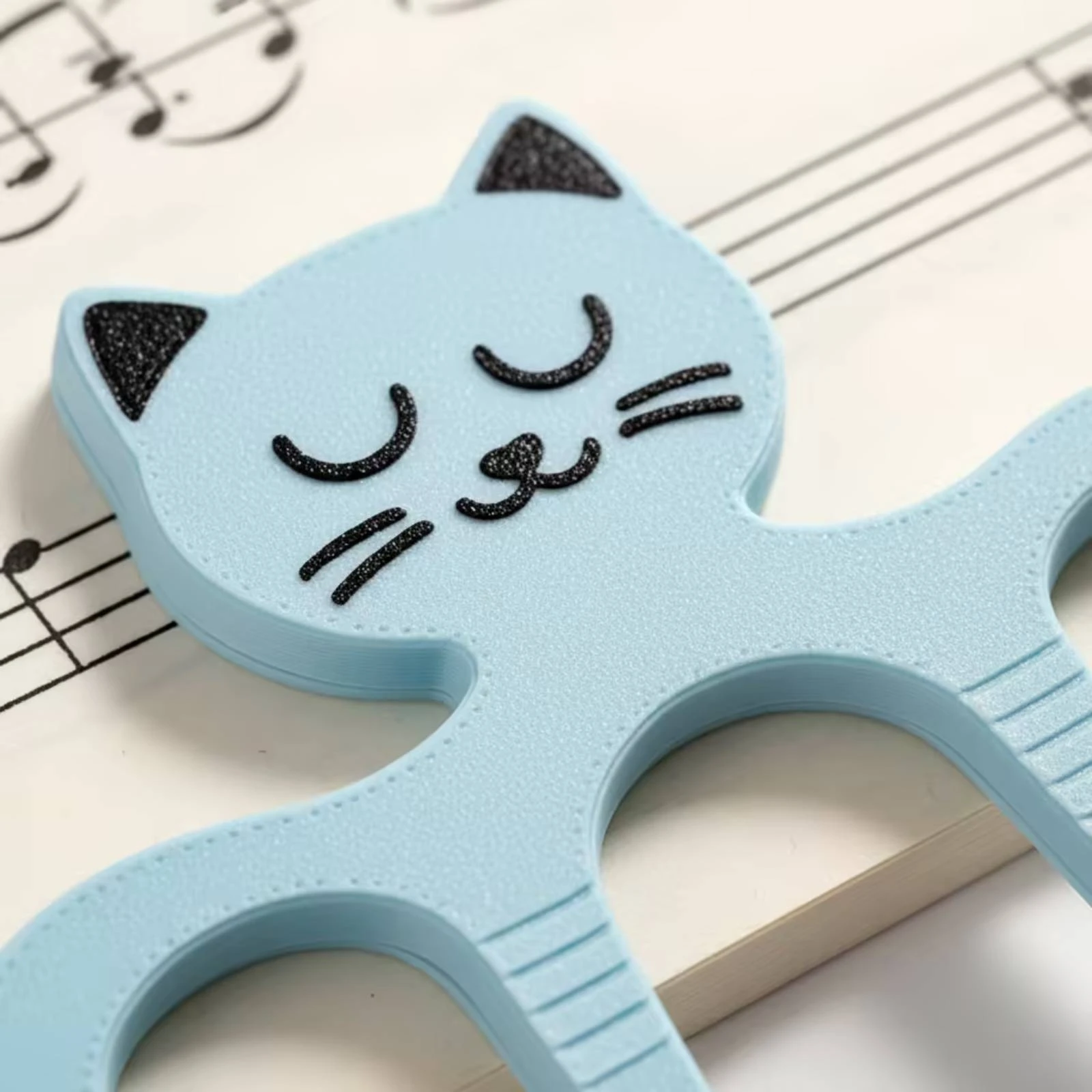 Attractive Page Holder Adorable Cat Page Holder Attractive Clip Cute Cat Shaped Bookmark Handshands-off for Musicians