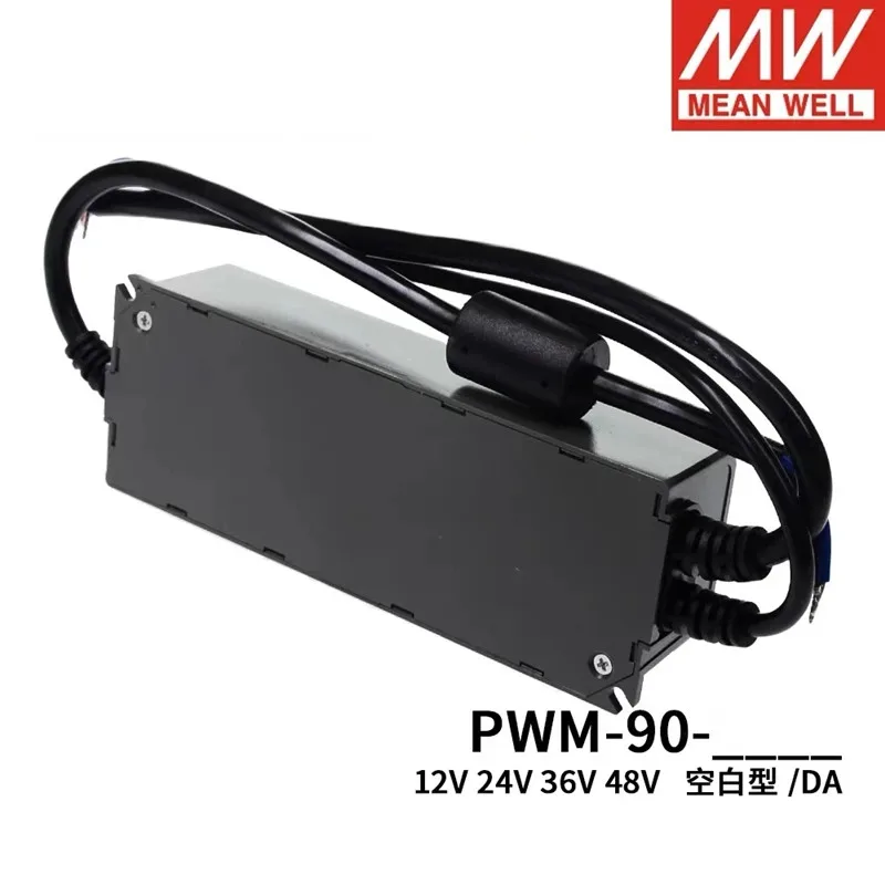 MEAN WELL PWM-90-12 PWM-90-24 PWM-90-24DA PWM-90-24DA2 PWM-90-48 constant voltage PWM signal output IP67 waterproof PFC