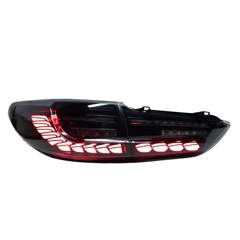 Suitable for Special 13-19 6 Atenza Dragon Scale Assembly LED Rear Tail Light Modified Mazda Model Blackened