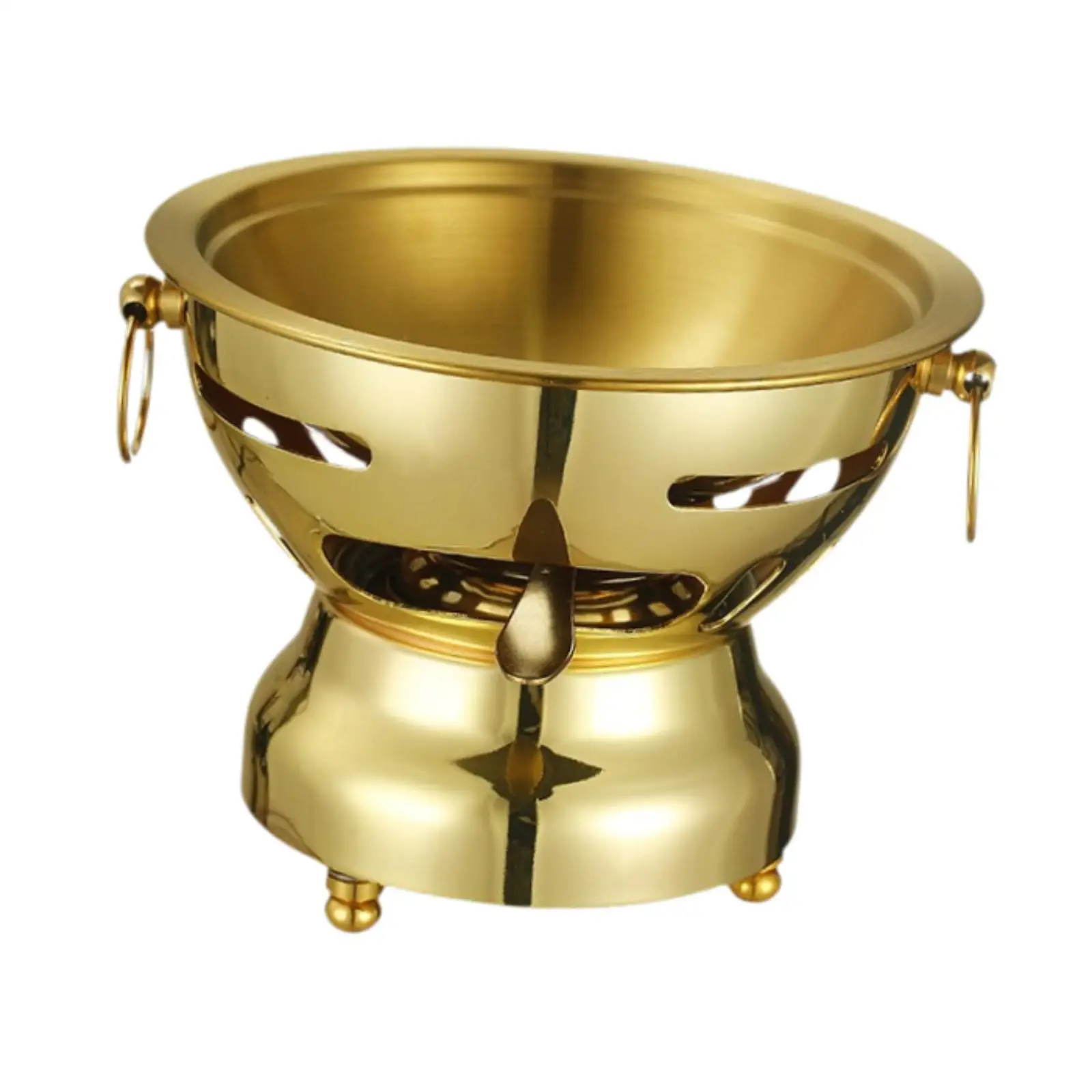 Shabu Hot Pot Chafing Dish Stainless Steel Practical Cooking Pot Sturdy Hot Pots - view 4