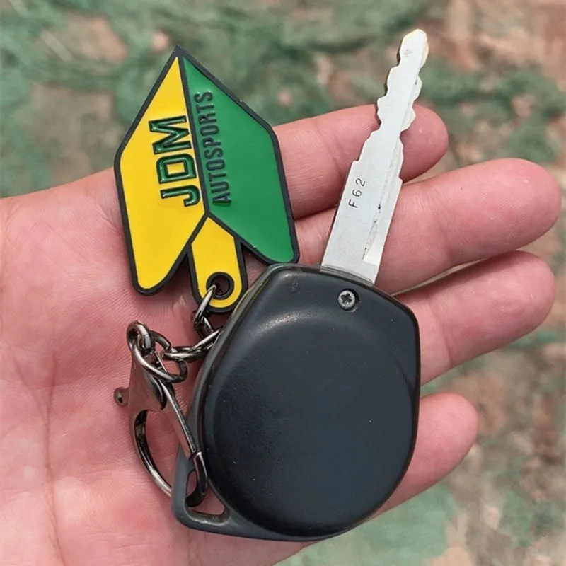 

JDM Style 3D Metal Badge Car Motorcycle Key Ring Decoration Pendant For BMW Honda Yamaha Suzuki HARLEY KeyChain Accessories