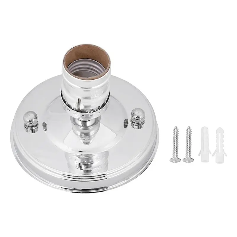E26/E27 Wall Light Base Holder Vintage, Industrial Ceiling Lamp Socket For Pendant Bulb Screw