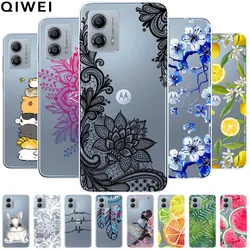 For Motorola Moto G53 5G Case Transparent TPU Silicone Soft Phone Cover for Moto E22 E22i / G73 5G Cases Clear Fundas Coque G 53