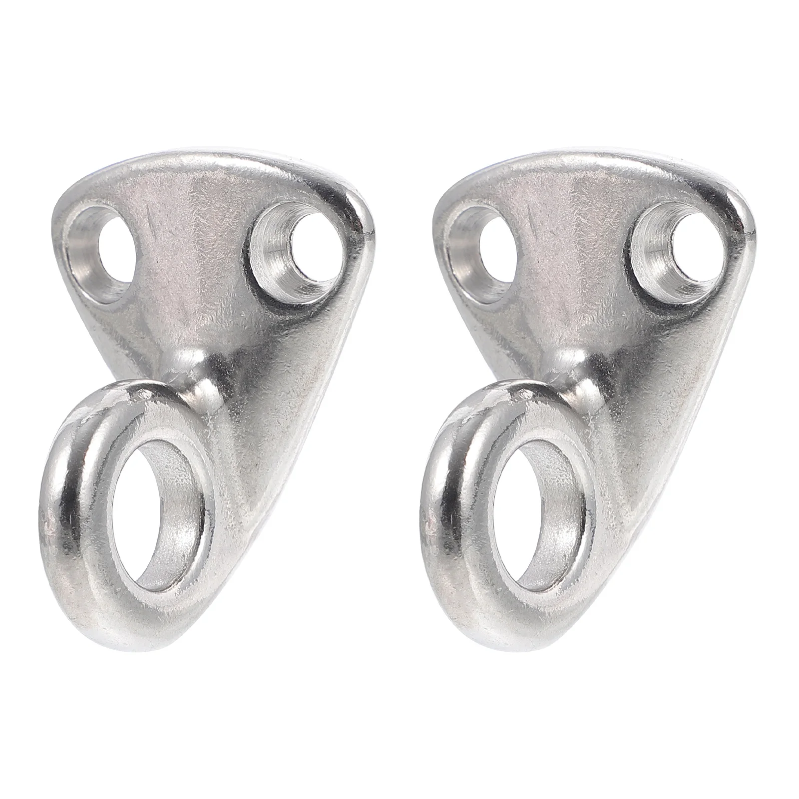 

2Pcs Marine Hooks for Boat Square Board Stainless Steel Durable Mudguard Hooks Resistant Anti Rust Pontoon Yacht